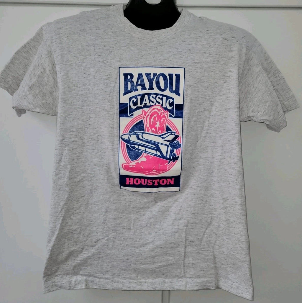 Vintage Bayou Classic Houston T Shirt Southern Grambling State Size XL HBCU USA