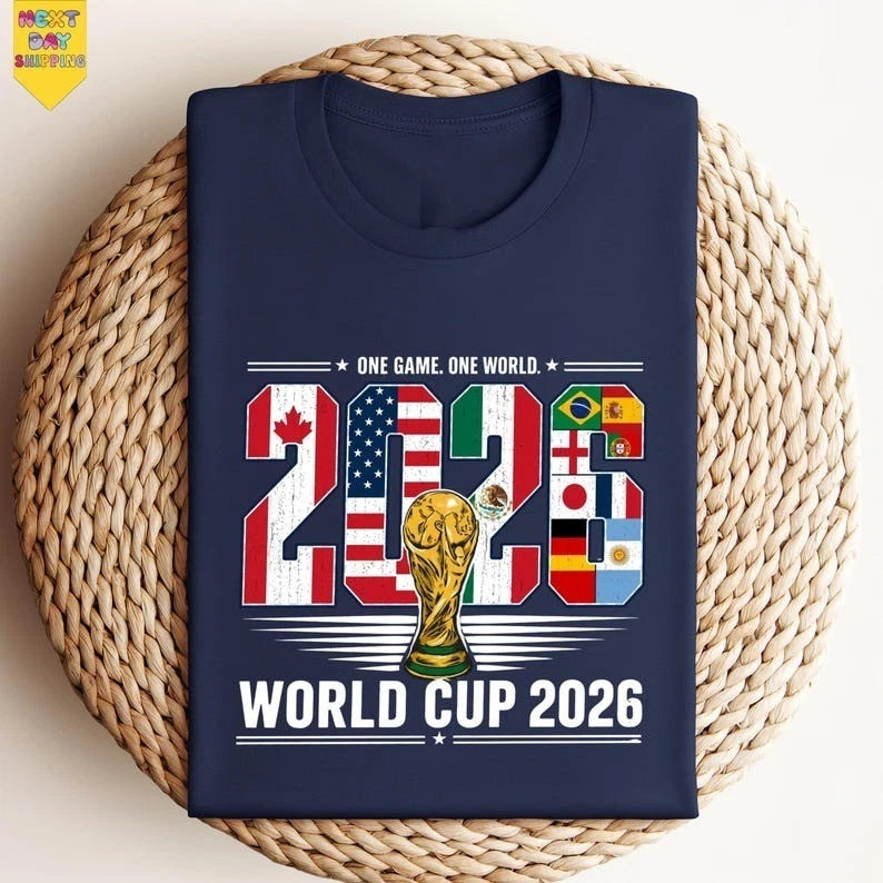 World Cup 2026 Soccer Graphic Tee, USA Football Graphic Tee