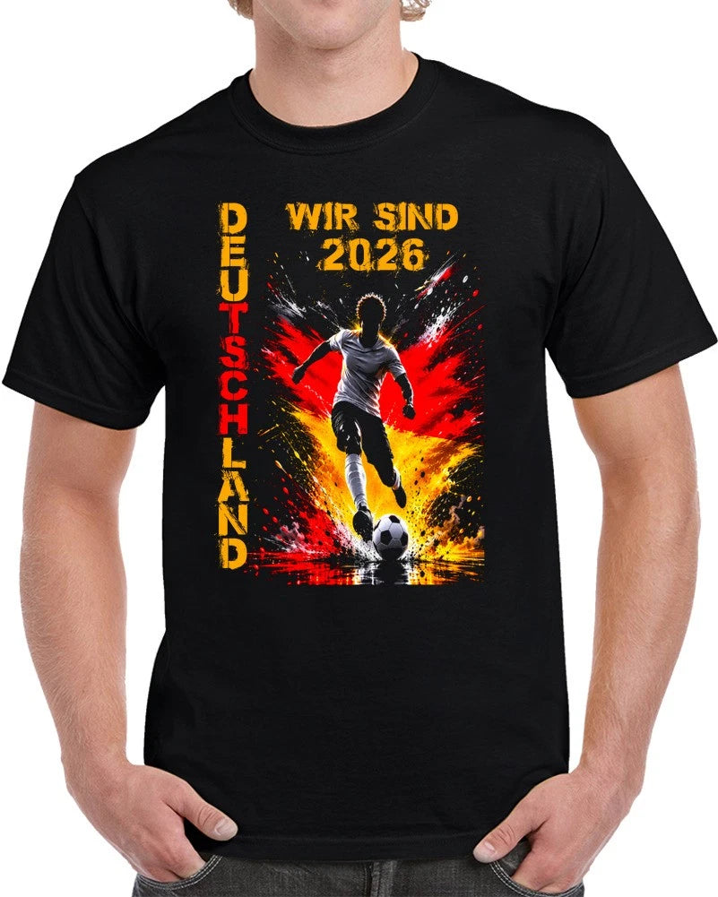 Fußball Wir Sind Deutschland 2026 Soccer gift Germany T Shirt