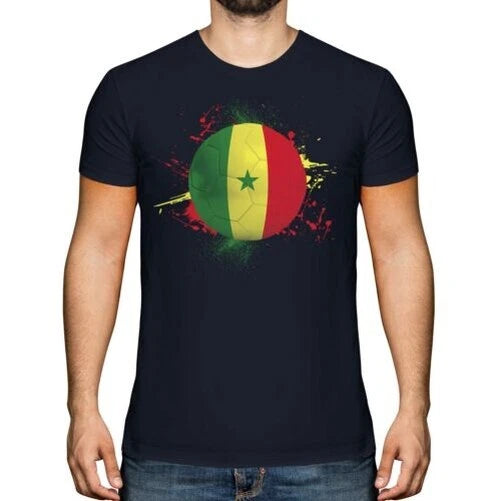 Senegal football men's t-shirt gift World Cup sport