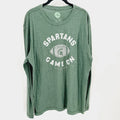 Life is Good Spartans Game On Football Classic Fit Men's Large, Very Soft Green