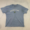 Vintage y2k Argentina Spellout Faded Short Sleeve Shirt Soccer Men XL Distressed