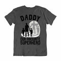 Mens DAD T-Shirt DADDY and SONS Our Favourite Superhero  Christmas Gift