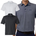 Under Armour Mens Size S-3XL Playoff 3.0 Stripe DriFIT Polo Golf Shirt UPF 40