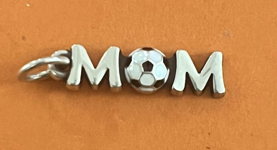 James Avery Retired Sterling Silver Soccer Mom Charm