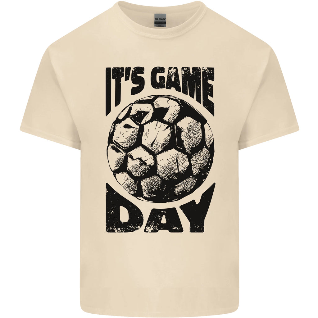 Football Its Game Day Soccer Mens Light Cotton T-Shirt