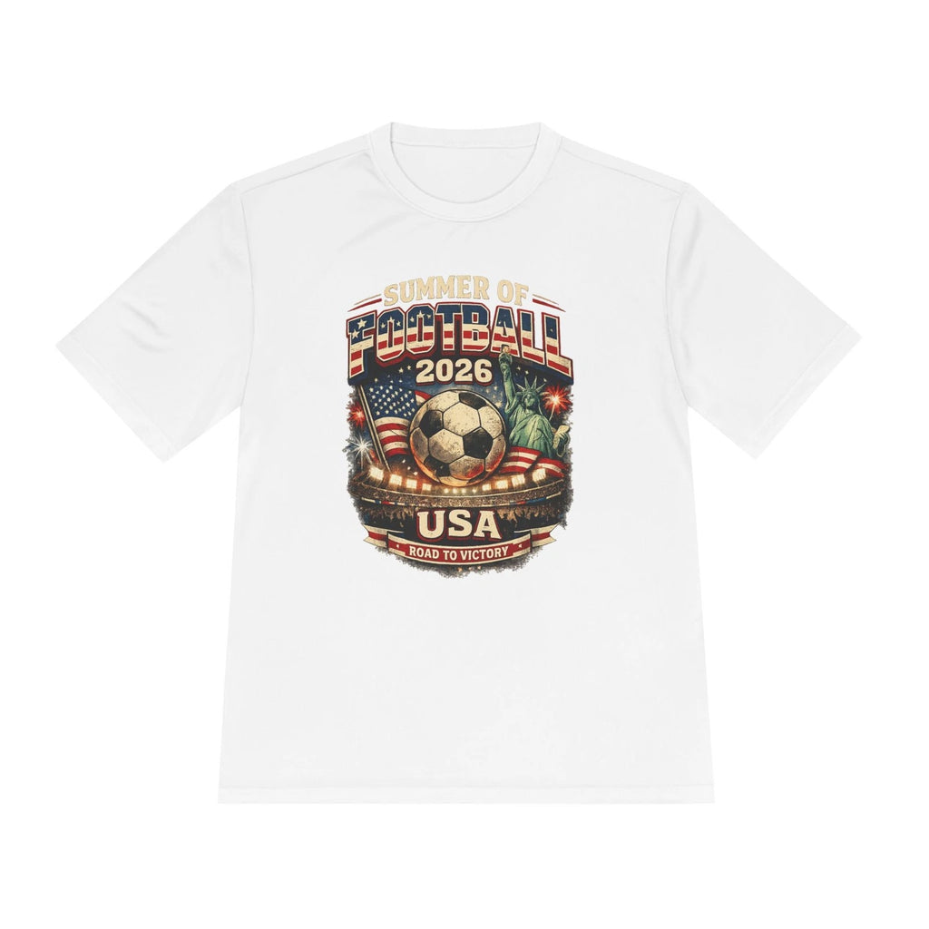American Soccer 2026 USA Flag Vintage Graphic T Shirt World Cup Fan Tee