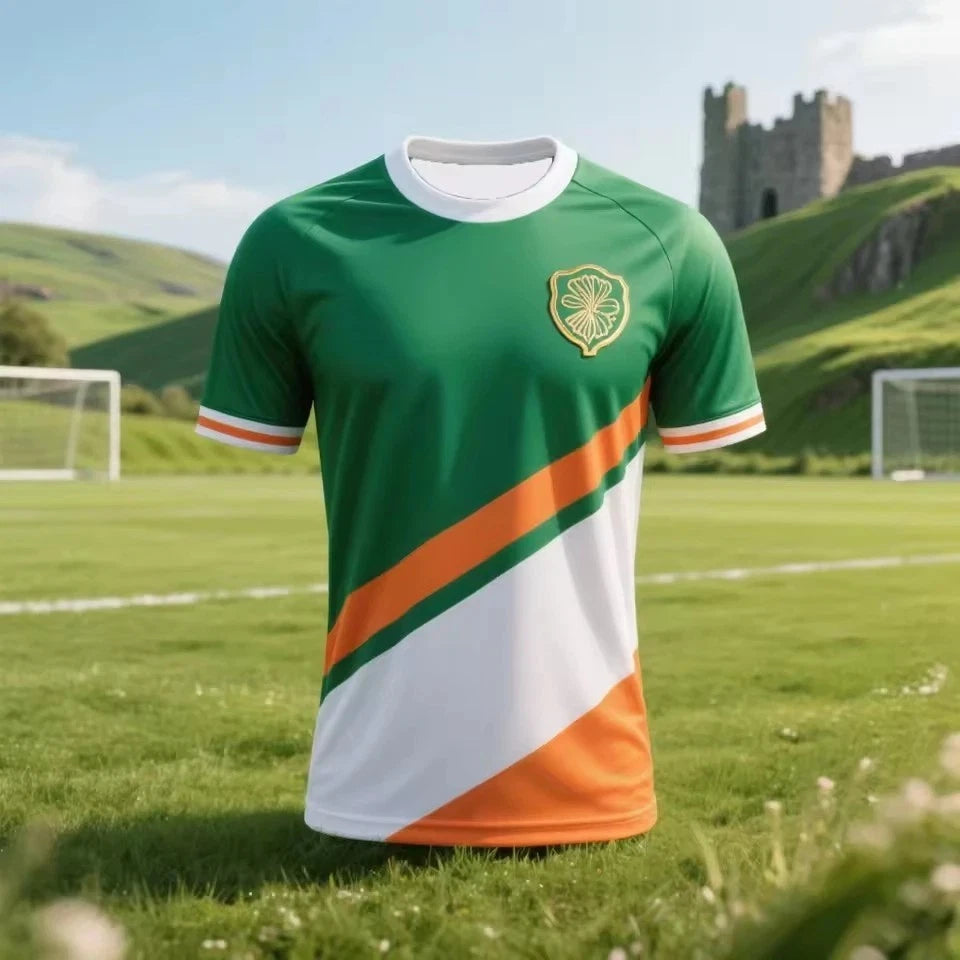 Ireland Football T-Shirts 2026 World Cup Tees Polyester Breathable