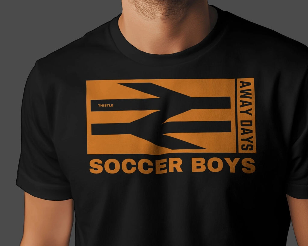 SOCCER BOYS Away Days T-Shirt | Meadowbank Thistle Hooligans | Unisex Organic