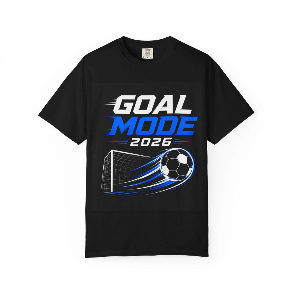 Goal Mode 2026 Soccer T-Shirt | Soccer Ball & Net Design