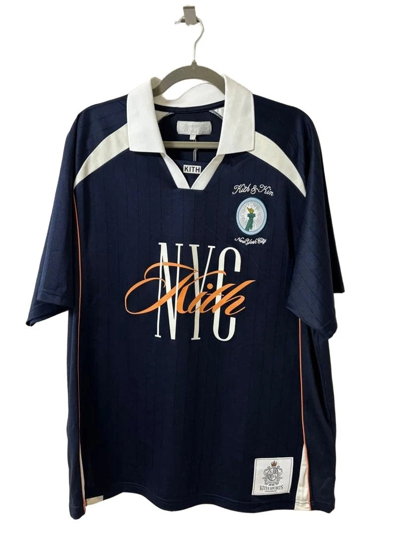 Kith New York Edison Soccer Jersey XL NOCTURNAL Rare NWT