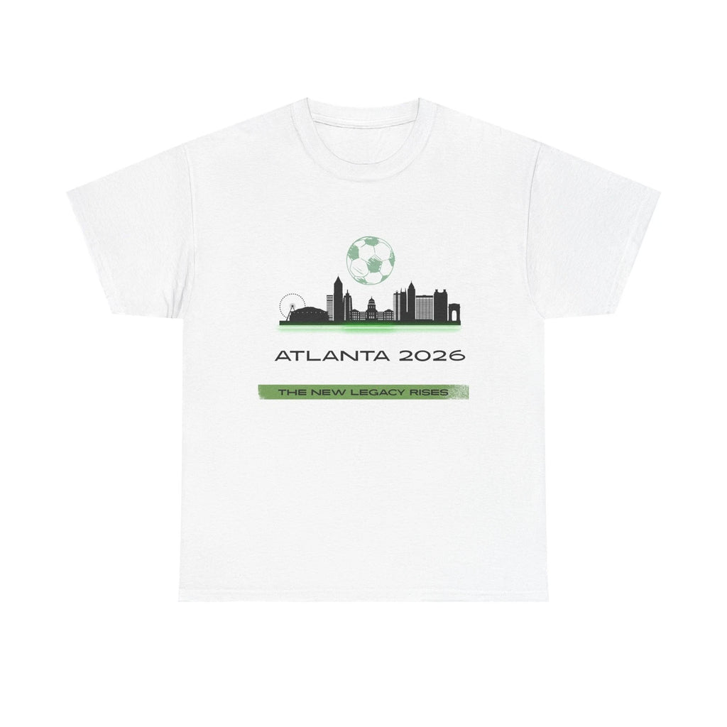 Atlanta 2026 Soccer Skyline Graphic T-Shirt New Legacy Rises Unisex Tee