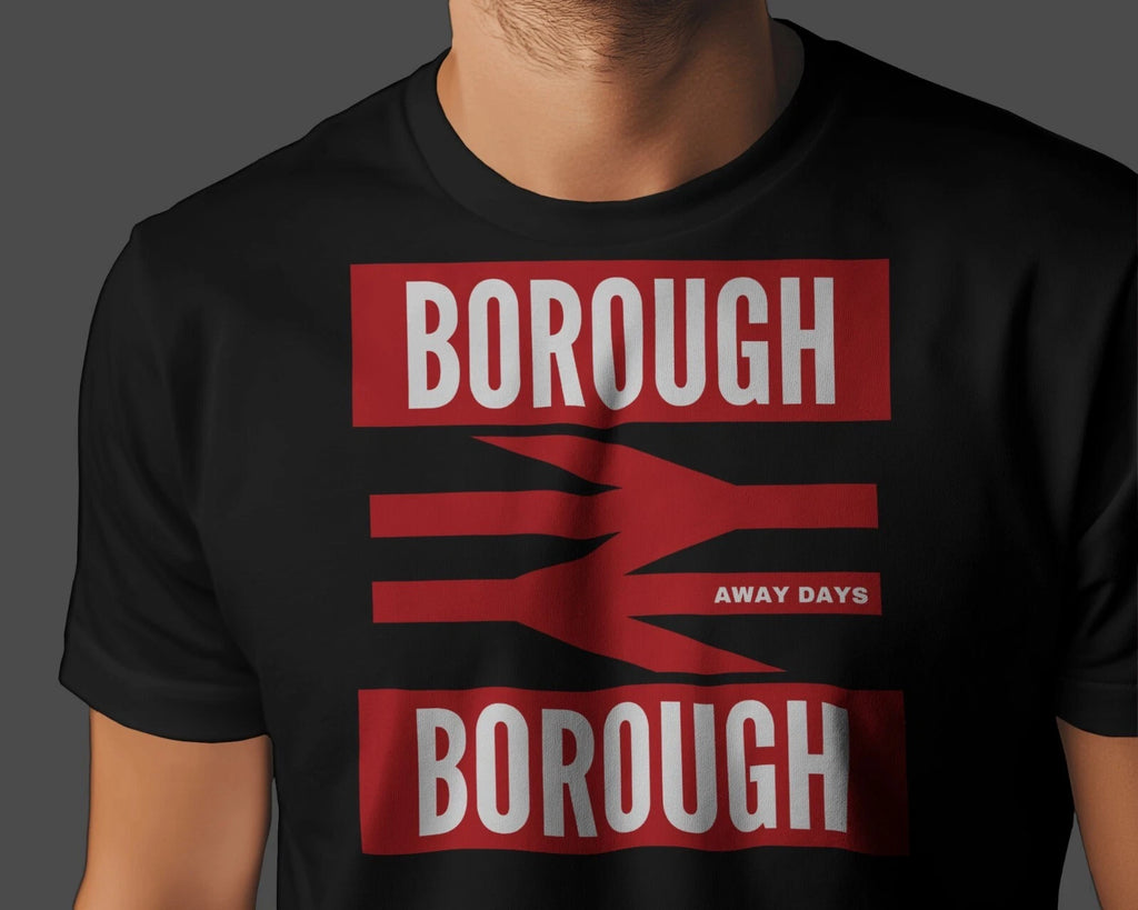 BOROUGH Away Days T-Shirt | Grimsby Wilderness Boys Lincolnshire Bradley Foot