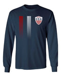 USA Cool Soccer Fans Men's Long Sleeve T-Shirt