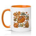 Number One Football Fan Womens 11oz Ceramic Mug American Football Sports Gift