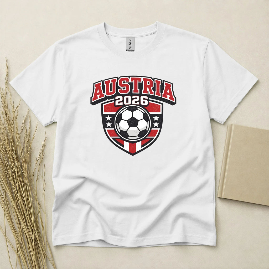 Austria 2026 Football Fan T Shirt Soccer Supporters Gildan Cotton Family Top