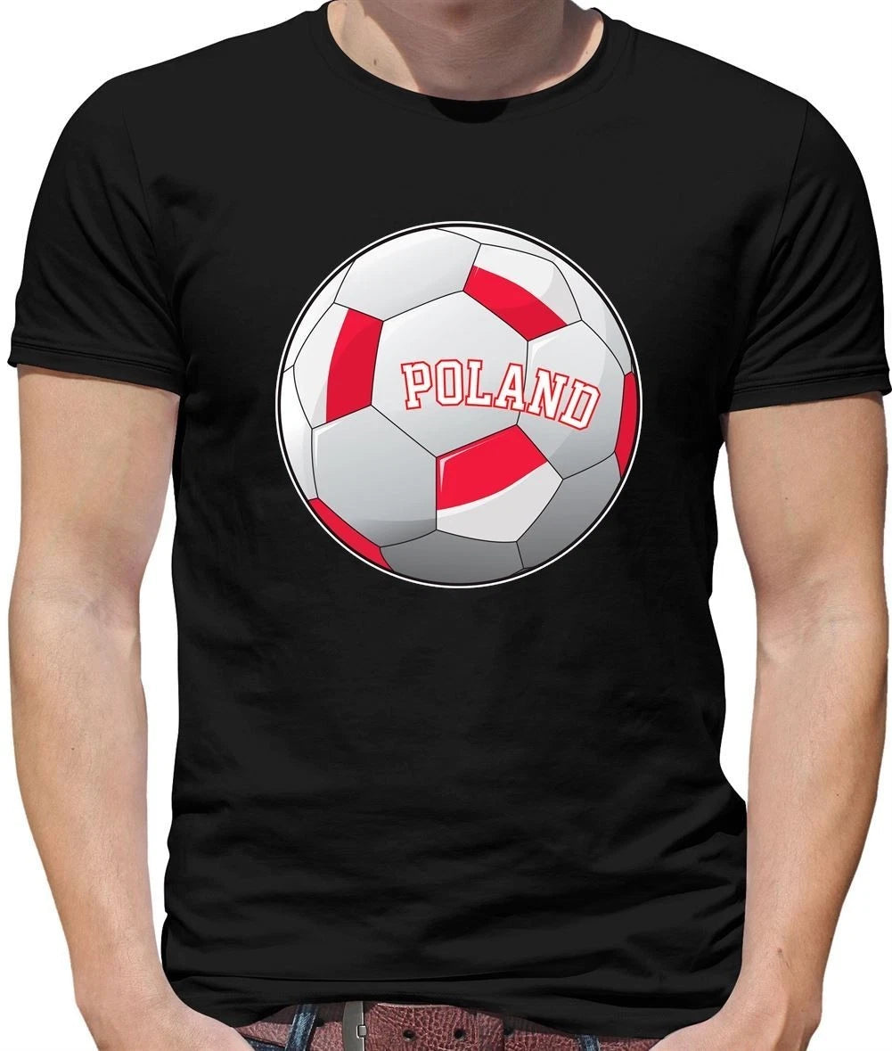 Country Football Poland - Mens T-Shirt - Polish Team Fan Soccer Footie