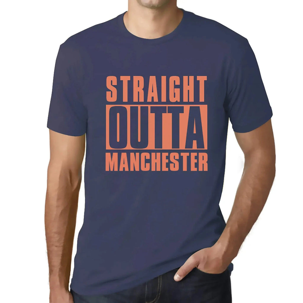Men's Graphic T-Shirt Straight Outta Manchester Eco-Friendly Limited Edition