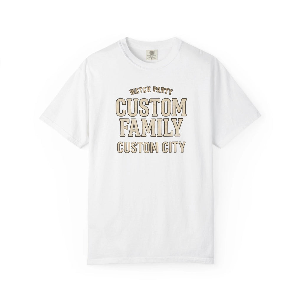 Custom Watch Party Family Shirt | Personalized City Soccer Event Tee | Comfort