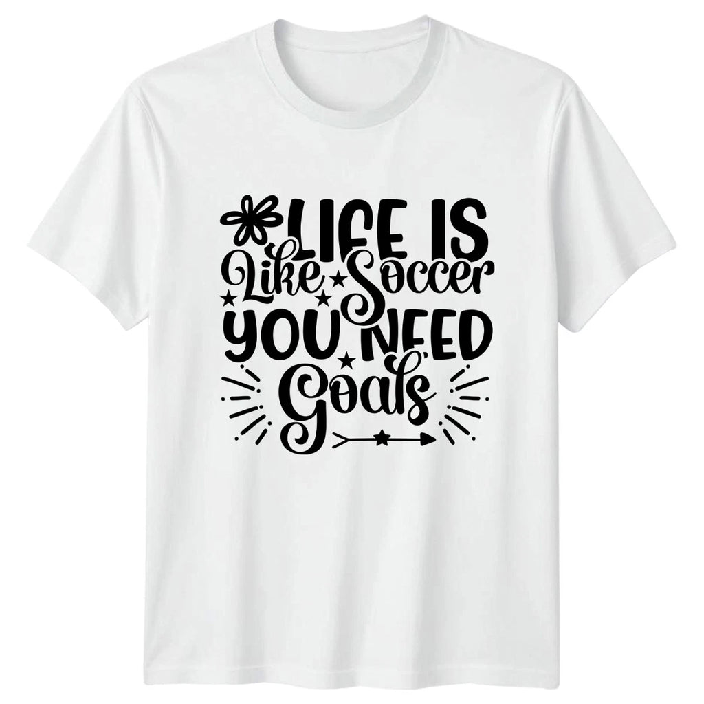 Life Is Like Soccer You Mens T-Shirt Fathers Day Soccer Fathers Day Gift For Him