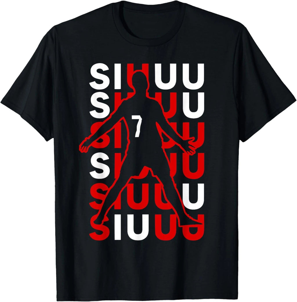 Siuuuu Funny Soccer Present for Soccer Lovers Fan Unisex T-Shirt