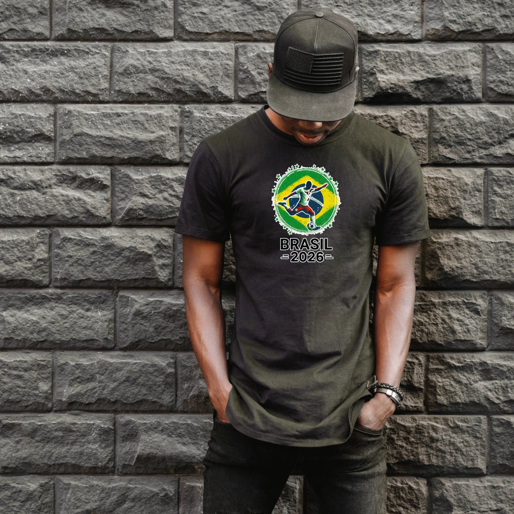 North America Apparel Collection for Soccer Fans 2026 BRASIL Unisex  T-Shirt