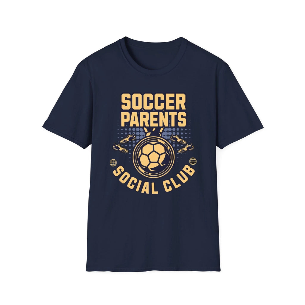 Soccer Parents Social Club T-Shirt, Soccer Mom Dad Tee, Soccer Fan Apparel,