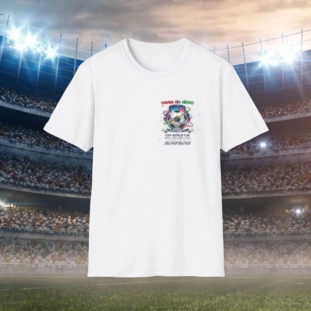 Mexico USA Canada Soccer Emblem T-Shirt 2026 World Cup