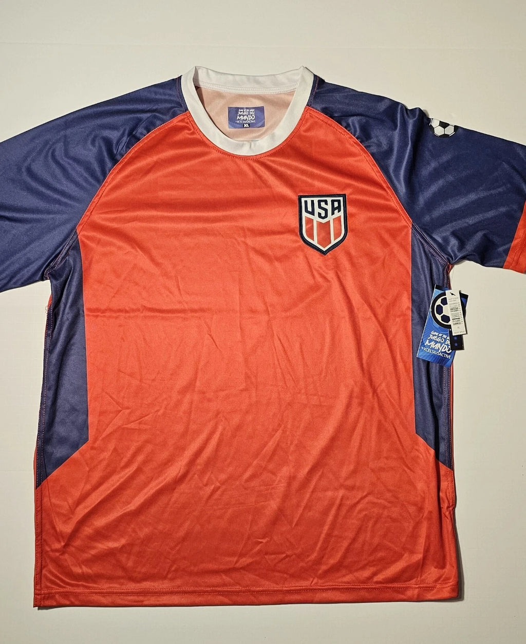USA Soccer Xcelsius Active Game Of The World Shirt Men’s Size XL