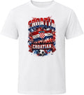 Croatia Croatian Soccer Football National Supporters T Shirt