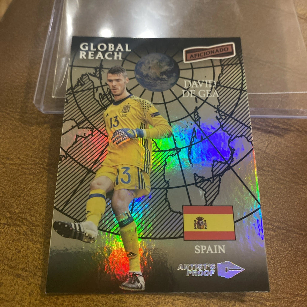 2017 Panini Aficionado David De Gea Artist Proof SP Spain