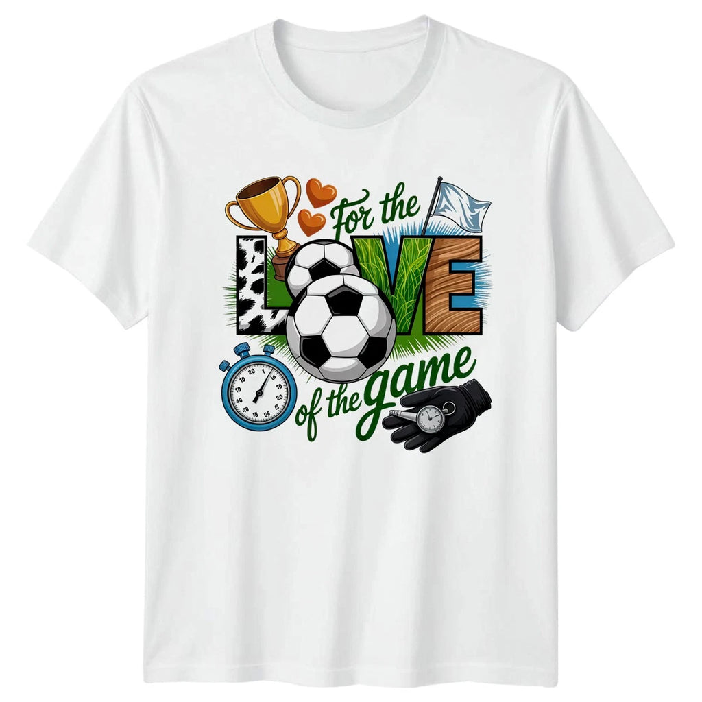 For The Love Of The T-Shirt Soccer Fan Football Birthday Gift For Him And Her