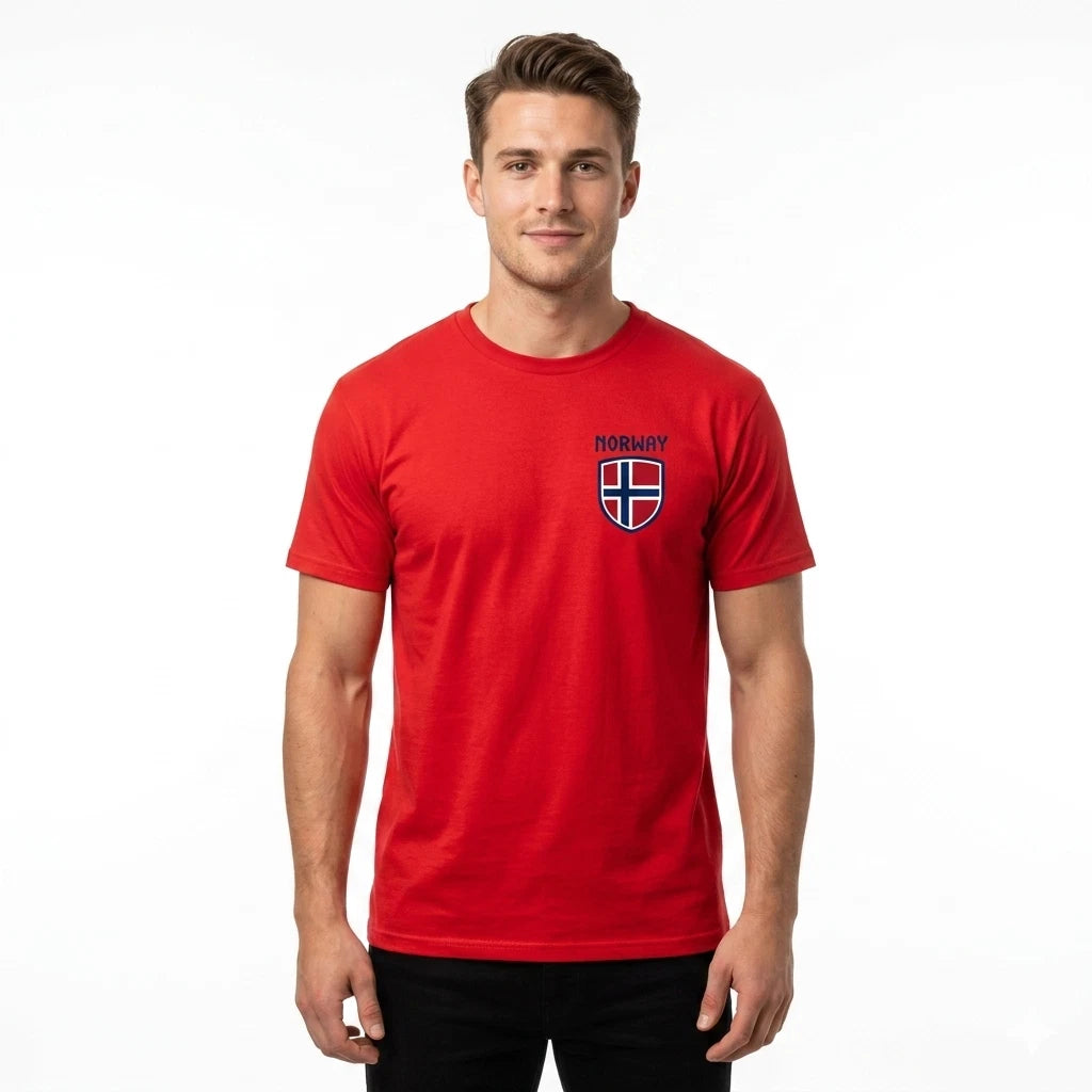Norway World Cup 2026 T Shirt Mens Football Soccer Fan Norwegian Supporter