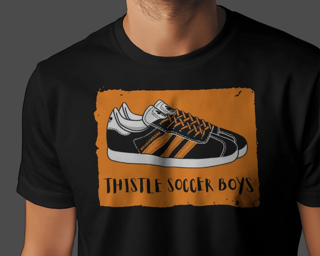 THISTLE SOCCER BOYS Gazelle T-Shirt | Meadowbank Hooligans | Unisex Organic