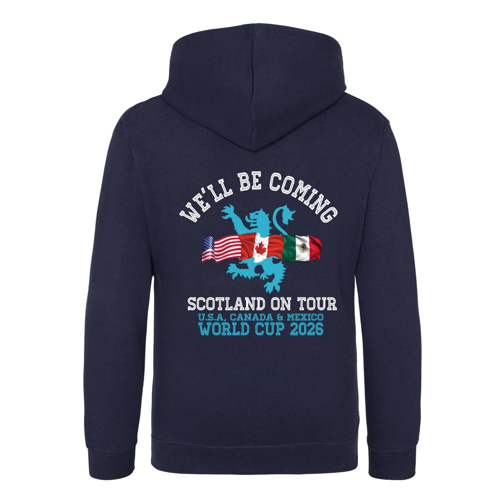 Scotland We'll Be Coming World Cup 2026 hoodie, Scottish Supporters Jumper