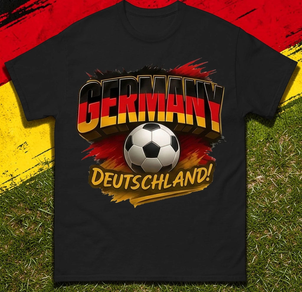 Germany Deutschland T-Shirt, Germany Football Tee Shirt, Germany Retro Tee Shirt
