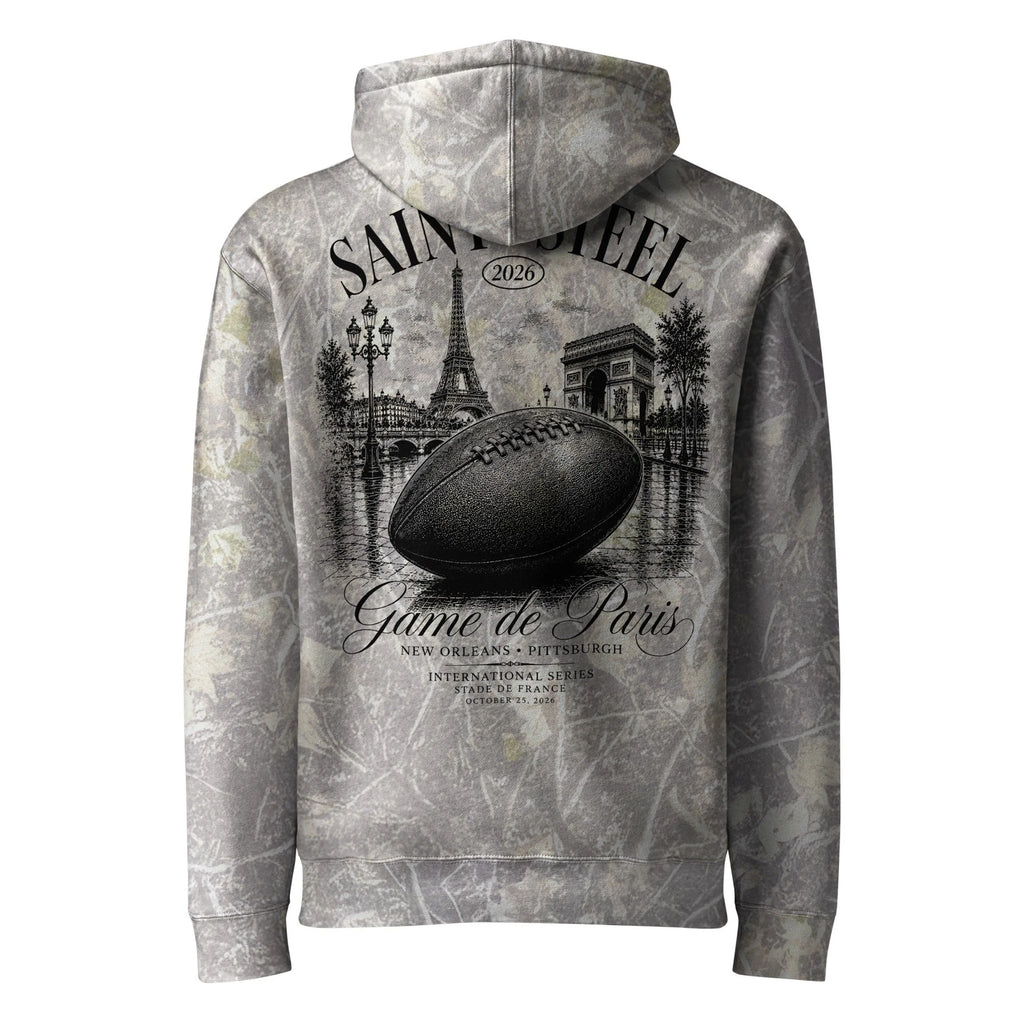 Saint x Steel Game de Paris 2026: Pittsburgh Football Premium Hoodie