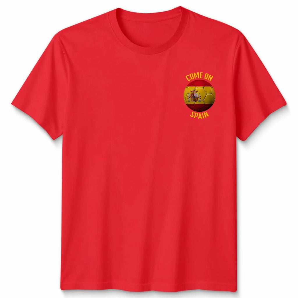Come On Spain Football Unisex Kids T-Shirt Country Pride Soccer Tee #WC