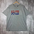 Vintage 90s soccer graphic tee XL