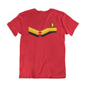 Mens BELGIUM Retro Strip Style Football T-Shirt  Belgian World Cup 2026 Kit