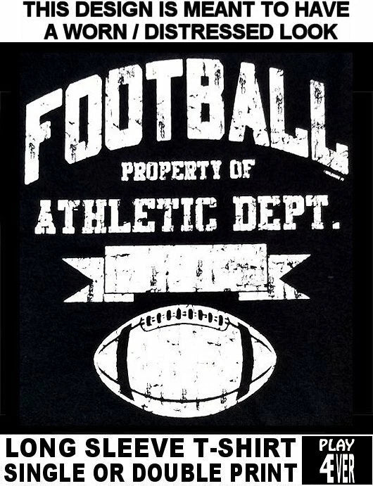 FOOTBALL PIGSKIN GAME SPORTS GRIDIRON RUGBY PLAYER TEAM T-SHIRT WS241