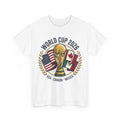 World Cup 2026 Trophy USA Canada Mexico Tee | Soccer Tournament | 100% Cotton