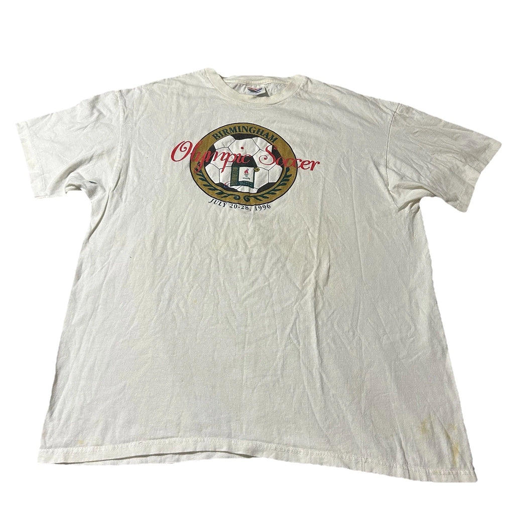 Vintage 90s 1996 Atlanta Olympics Birmingham Alabama Soccer Shirt XL