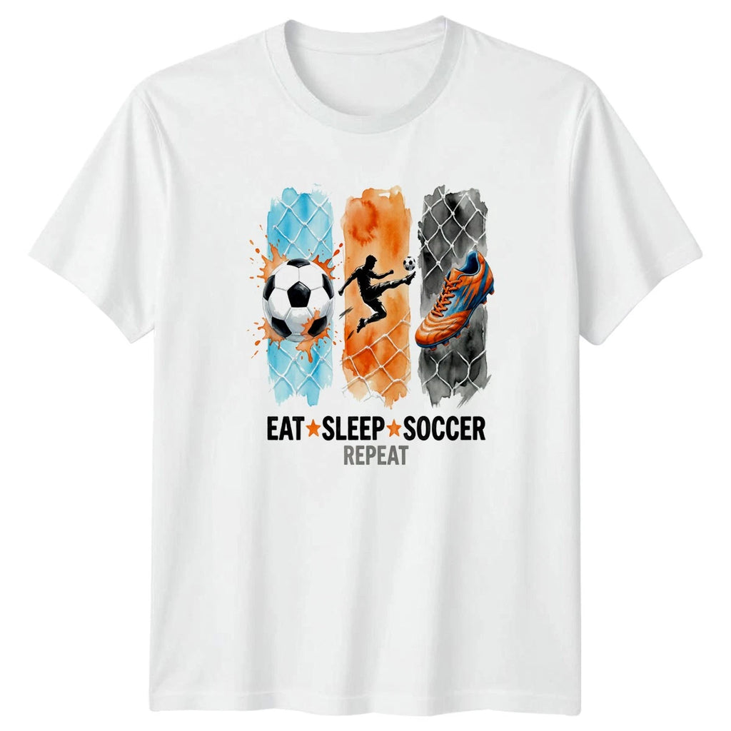 Eat Sleep Soccer Repeat T-Shirt Soccer Player Soccer Gift For Him And Her