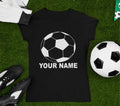 Personalised T-shirt Football Soccer Footballer Player Club Sports XMAS Gift Top