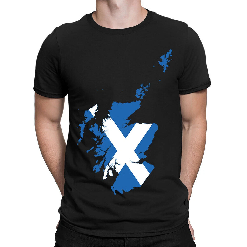 Scotland Flag Gift Soccer Sports Lovers Football Mens Womens T-Shirts #TA-56