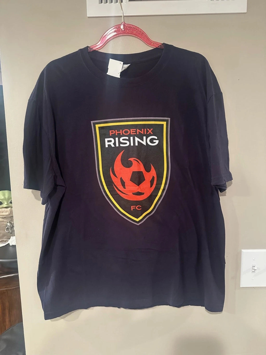 Phoenix Rising FC Soccer T Shirt 2XL Black Graphic Tee Football Club Unisex
