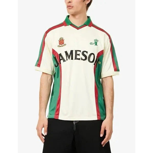 Awake NY Jameson Irish Whiskey Soccer Jersey T-Shirt Blokecore Retro Bloquette S