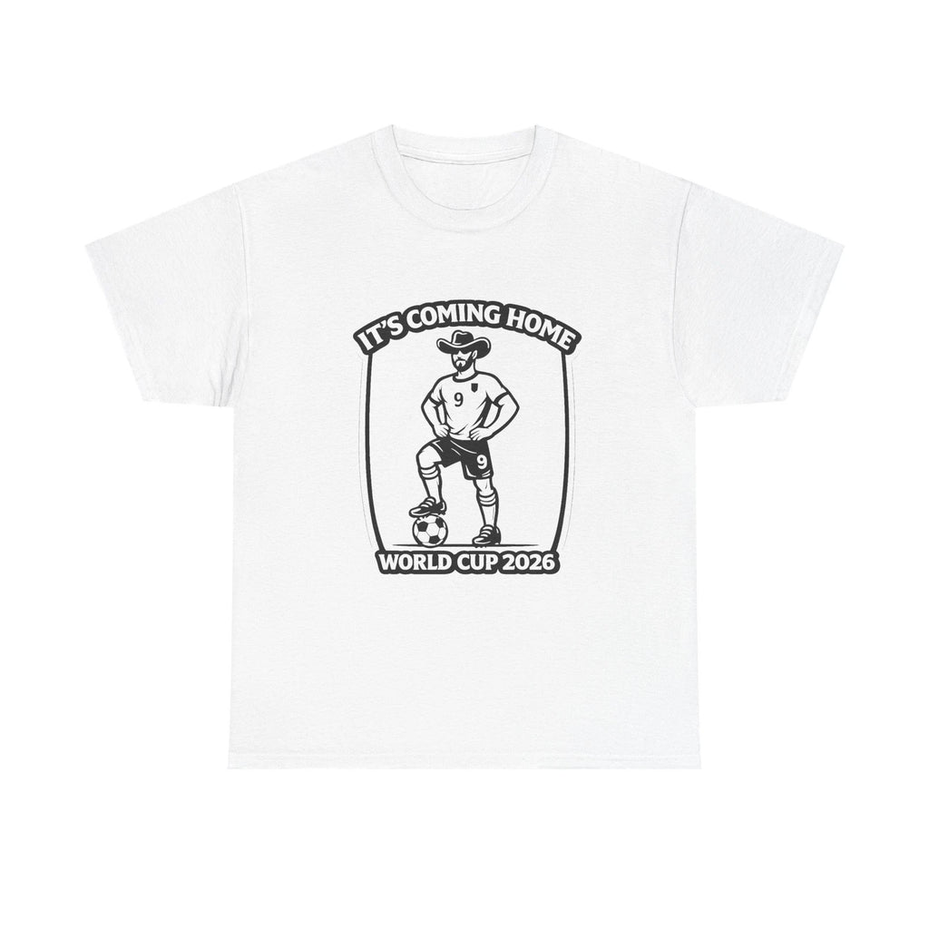 It's Coming Home Funny England Football Cowboy T-Shirt World Cup 2026