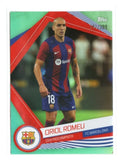 Topps FC Barcelona Fan Set 2023 AQUA REFRACTOR BAR-12 Oriol Romeu #141/399